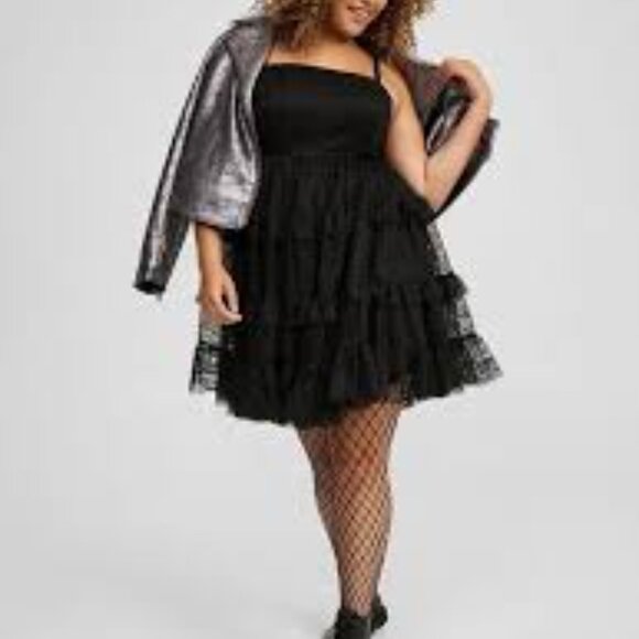 Torrid Baby Doll Tiered Dress - Picture 2 of 2